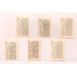 Hadsegélyező hivatal 2-4-6-8-10-12 fillér 1916