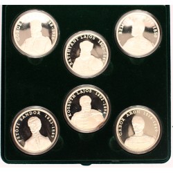 1848-as magyar forradalom nagyjai éremsorozat 6 x 1 uncia Ag