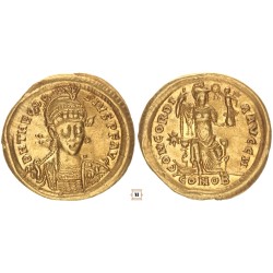 II. Theodosius (408-450) solidus, Konstantinápoly
