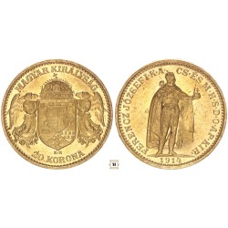 Ferenc József 20 korona 1914 KB