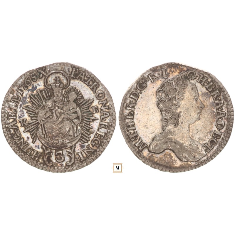 Mária Terézia 3 krajcár 1765 KB
