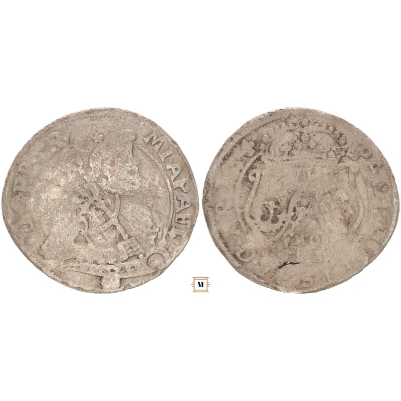 Erdély, Apafi Mihály VI denáros garas 1674 Nagyenyed, RRR!