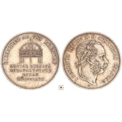 Ferenc József koronázási zseton 1867