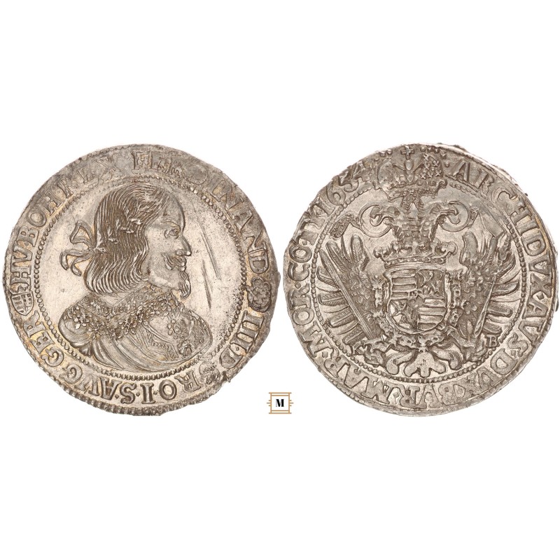 III. Ferdinánd tallér 1654 KB