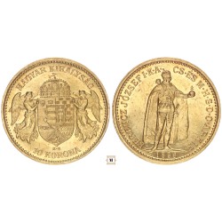 Ferenc József 10 korona 1896 KB R!