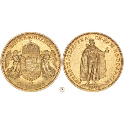 Ferenc József 20 korona 1909 KB