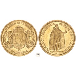 Ferenc József 20 korona 1912 KB