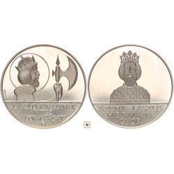 Szent László Hermája Győr ezüst érem