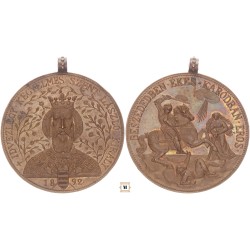Szent László érem 1892 Szárnovszky Ferenc