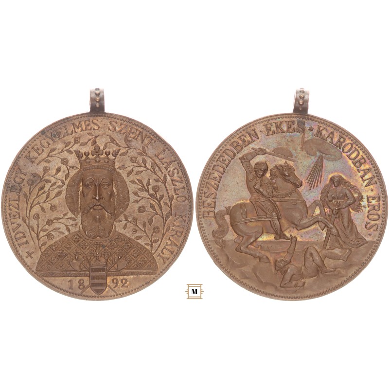 Szent László érem 1892 Szárnovszky Ferenc