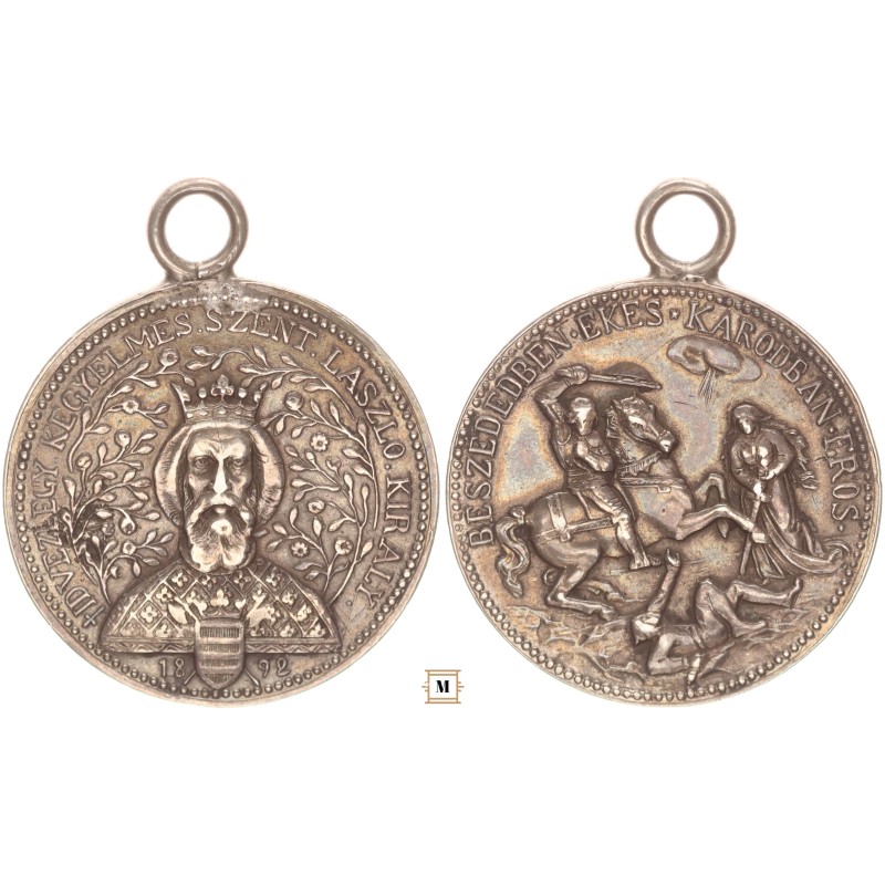 Szent László érem 1892 Szárnovszky Ferenc