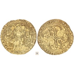 Franciaország, II. János 1350-64 ecu d'or a la chaise /1351/