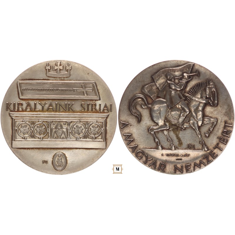 Királyaink sírjai - ezüst érem 1 uncia