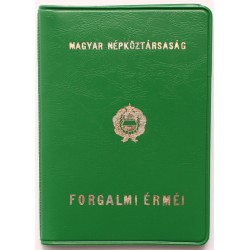 Műbőrtokos forgalmi sor 1981 BP