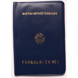 Műbőrtokos forgalmi sor 1972 BP