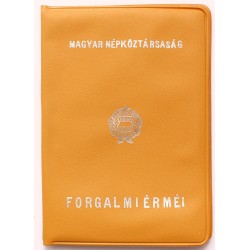 Műbőrtokos forgalmi sor 1976