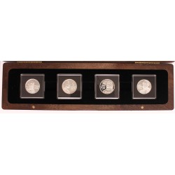 A haza építői színezüst érem szett - Nagy Magyarok