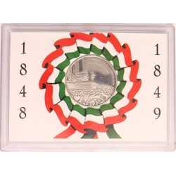 1848-49 ezüst emlékérem műanyag tokban