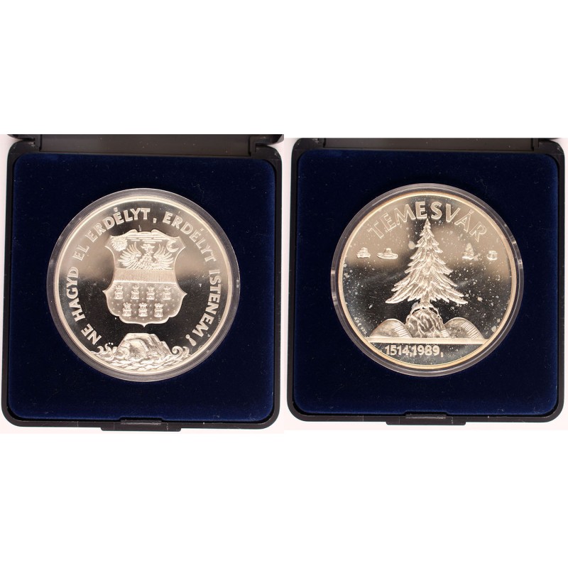 Temesvár 1989 - Erdély 1991 ezüstérem