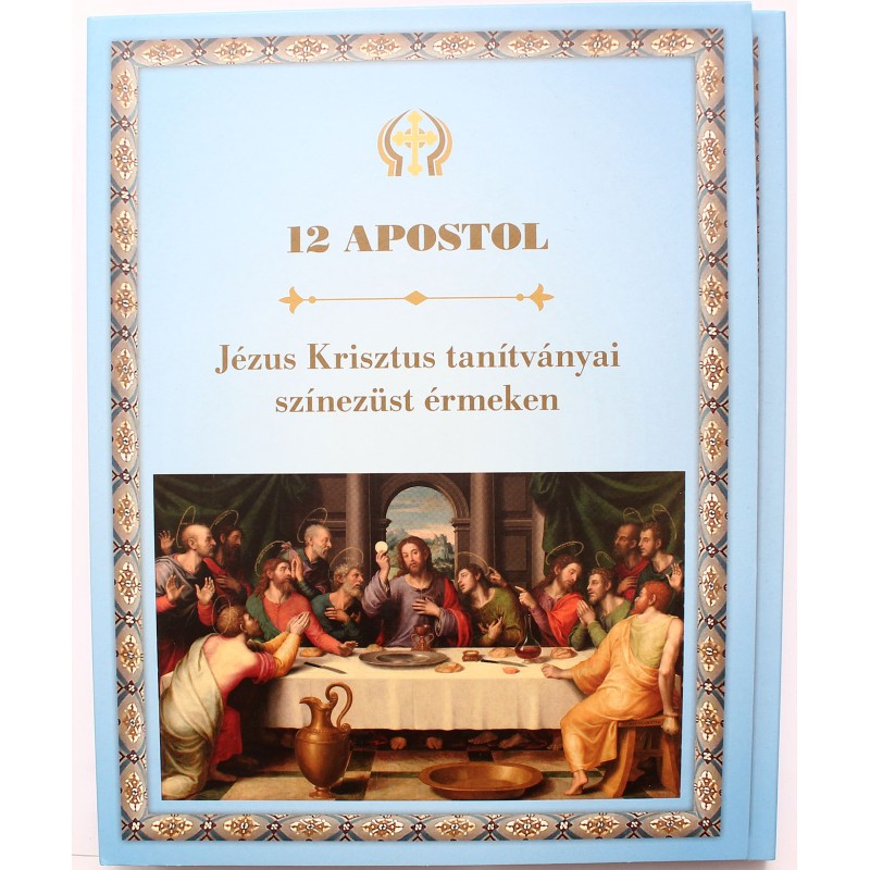 12 apostol ezüst éremszett 12 db érem certifikáttal