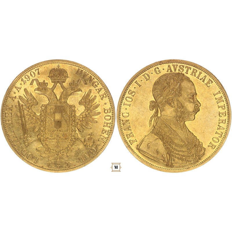 Ferenc József 4 dukát 1907