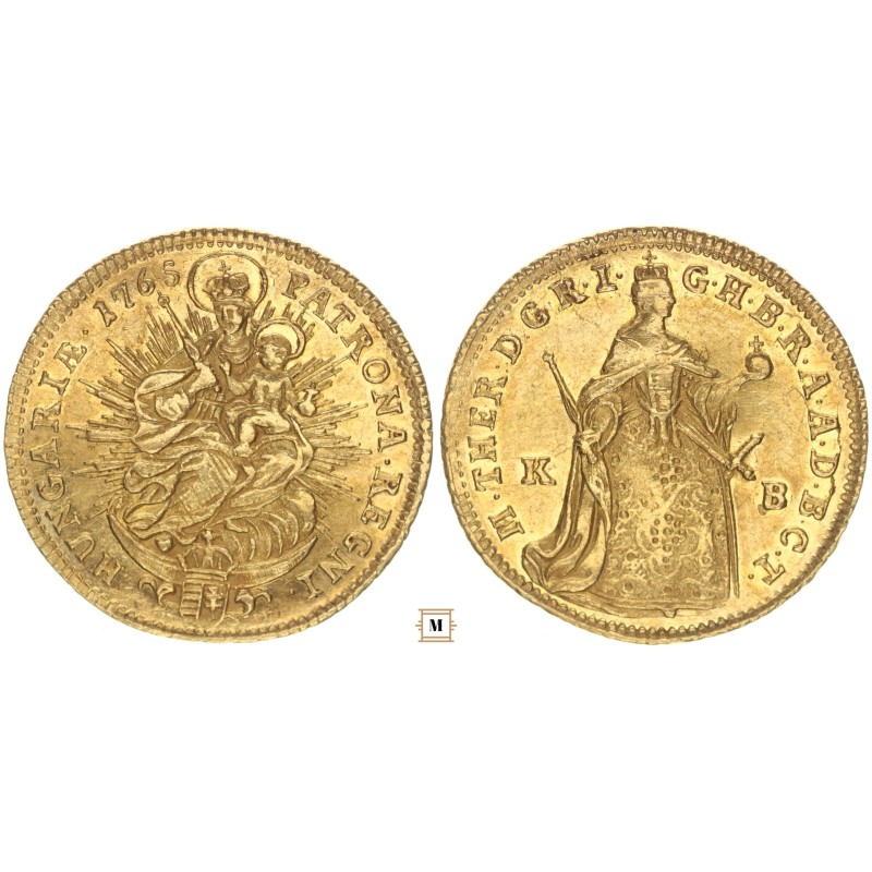 Mária Terézia dukát 1765 KB