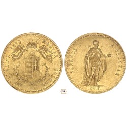 Ferenc József dukát 1869 Gy.F.