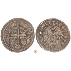 Szlavón denár V. István 1245/1270-72 S-R ÉHsz12