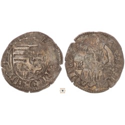 I. Mátyás 1458-90 denár K-Pajzs ÉH 562