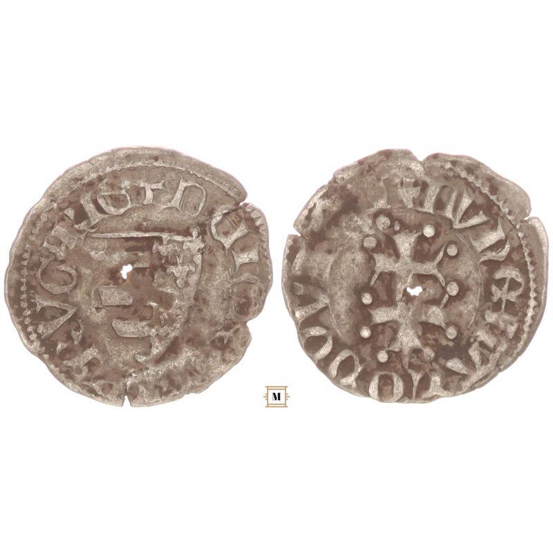 I. Lajos 1342-82 obulus ÉH437