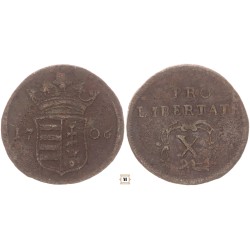 II. Rákóczi Ferenc X poltura 1706