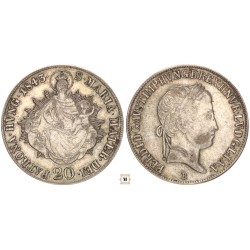 V. Ferdinánd 20 krajcár 1843 B