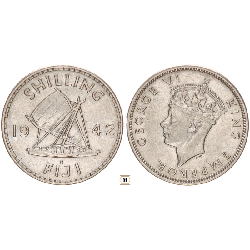 Fidzsi-szigetek VI. György schilling 1942