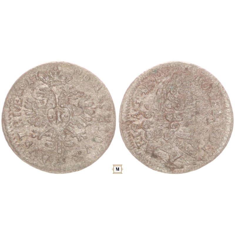 I. József 1 krajcár 1706 München R!