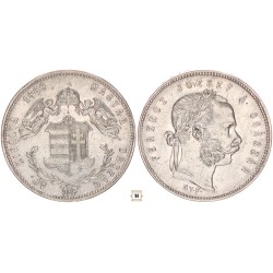 Ferenc József 1 forint 1869 GyF
