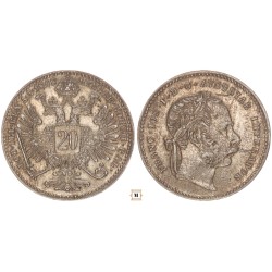 Ferenc József 20 krajcár 1868 Bécs