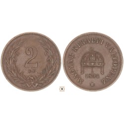 2 fillér 1894