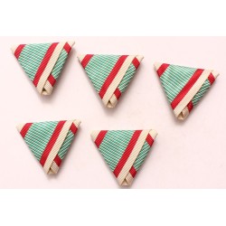 Magyar Háborús emlékérem szalag pótlás 5 db.