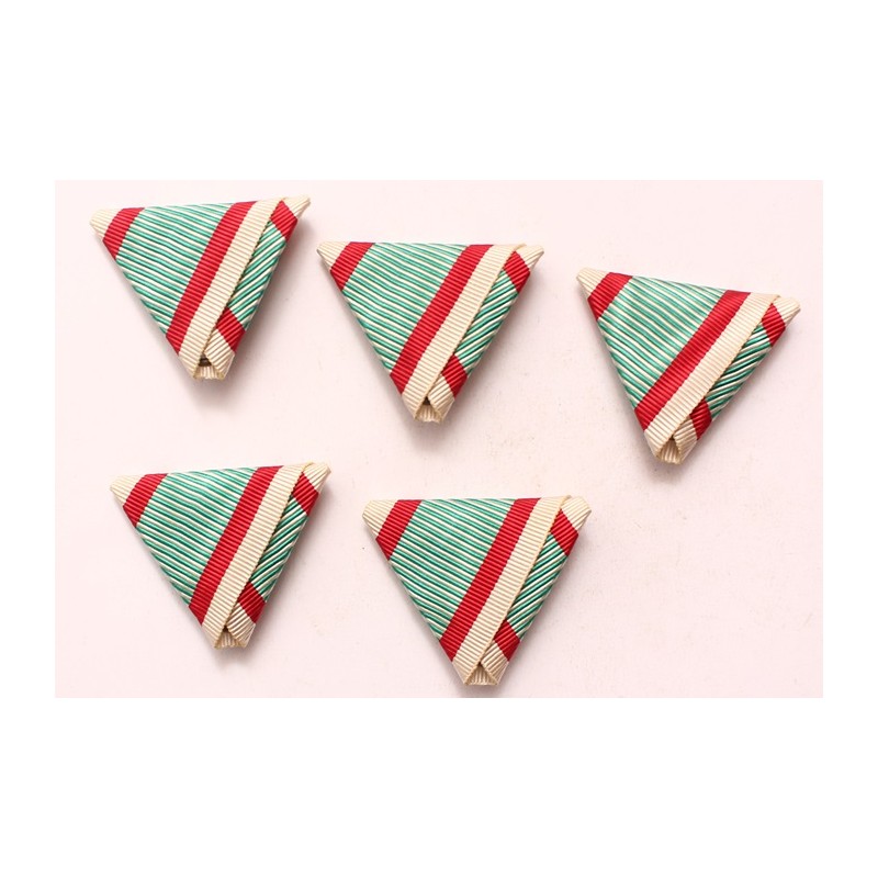 Magyar Háborús emlékérem szalag pótlás 5 db.