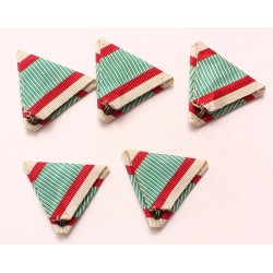 Magyar Háborús emlékérem szalag pótlás 5 db.