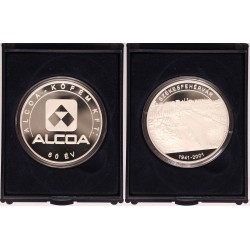 Alcoa-Köfém Kft. színezüst emlékérem 1 Uncia