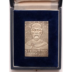 Szent István ezüst plakett