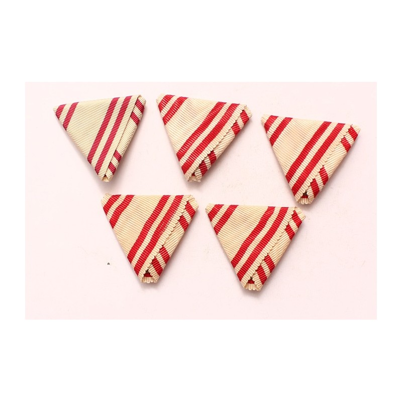 Vöröskereszt Díszérme / Díszjelvénye szalag pótlás 5 db.