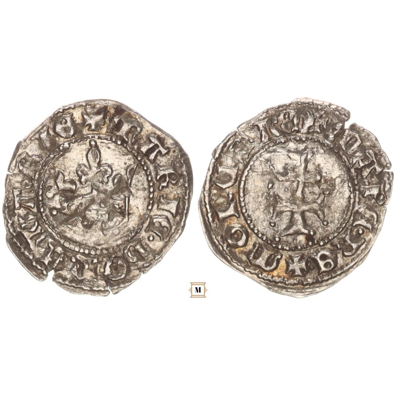 Mária 1382-1387/1395 denár I ÉH 443