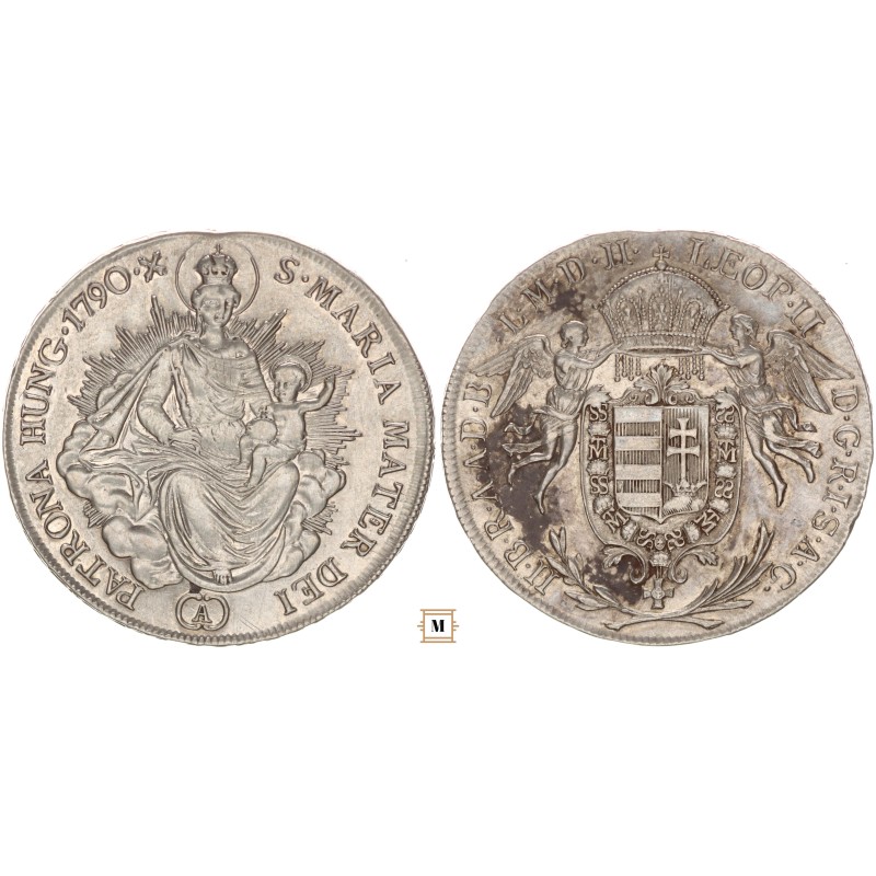 II. Lipót 1/2 tallér 1790 A