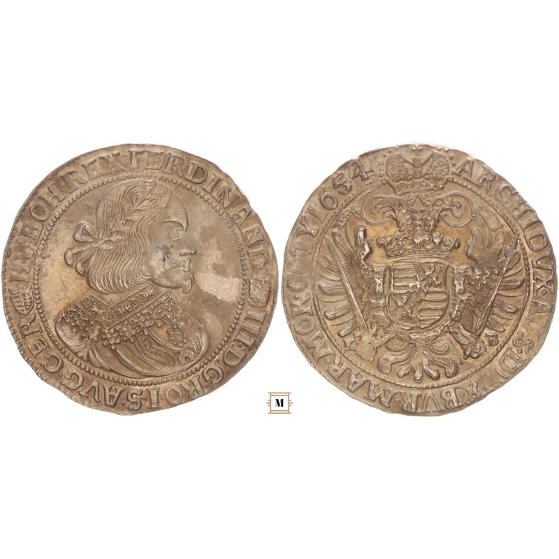 III. Ferdinánd tallér 1654 KB
