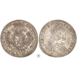 VI. Károly 15 krajcár 1735 Prága