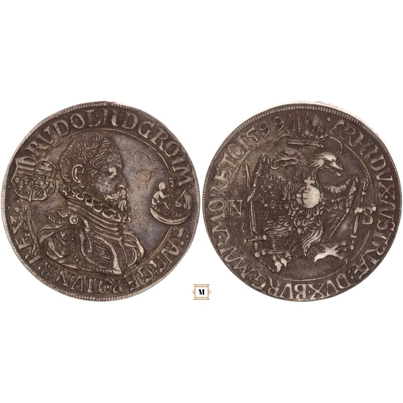 Rudolf tallér 1599 NB