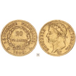 I. Napóleon 20 frank 1808 A