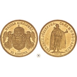Ferenc József 10 korona 1912 KB